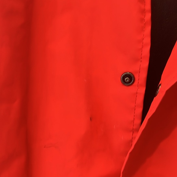 Vintage APC red "rocksteady" rain jacket size Large. - Picture 3 of 6